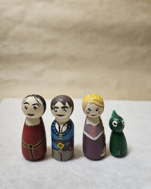 Set figurine Rapunzel