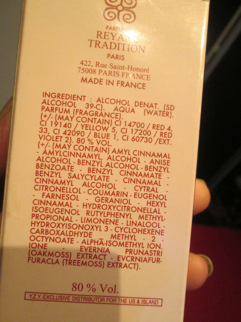 parfum dame Montaigne avenue 30ml