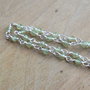 Peridot pe lant argint, 20 cm. (MLP 2)