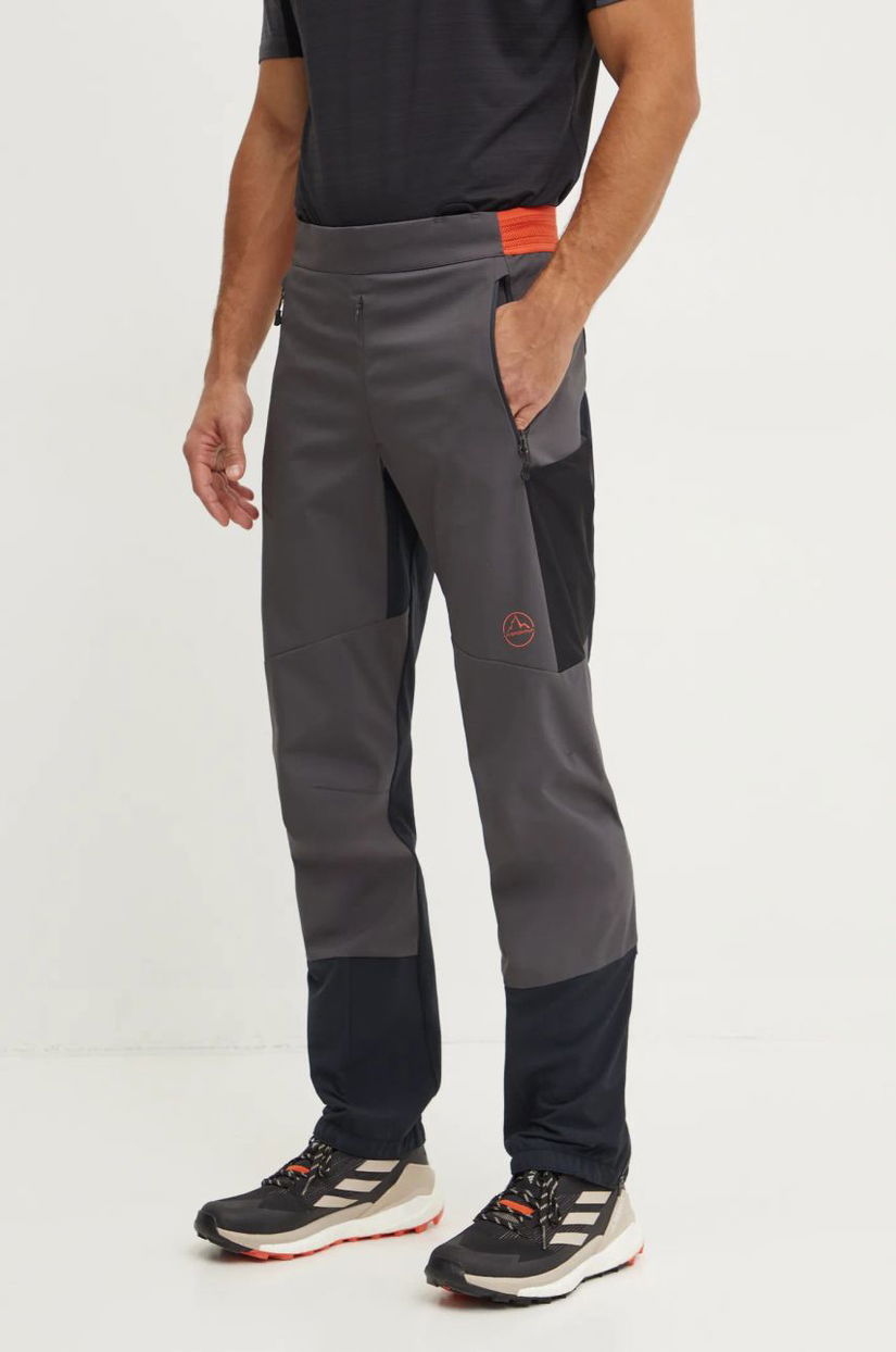 LA Sportiva pantaloni sport Ikarus barbati, culoarea gri, L98900322