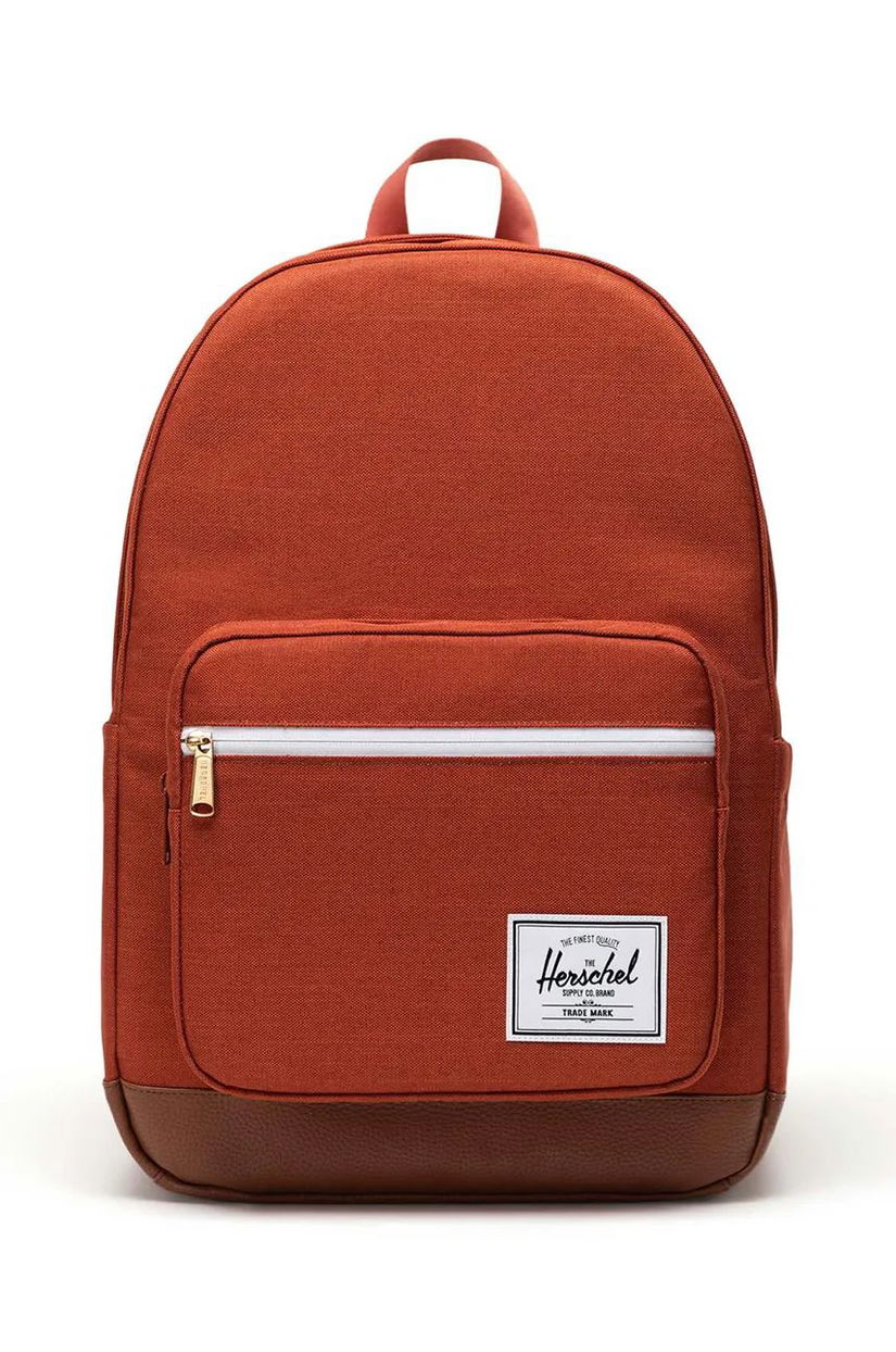 Herschel rucsac Pop Quiz Backpack culoarea portocaliu, mare, neted, 11405-06498-OS