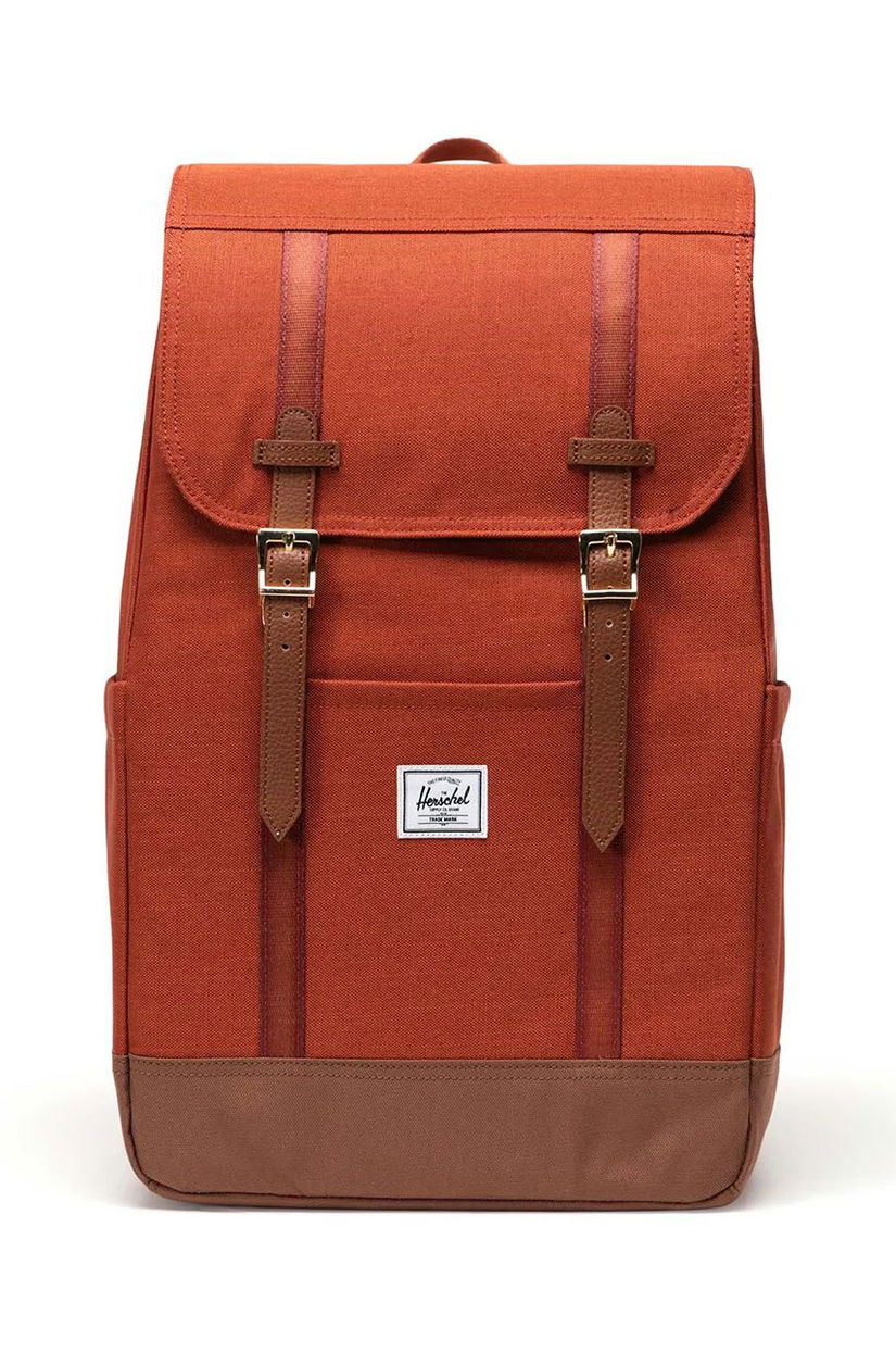 Herschel rucsac Retreat Backpack culoarea portocaliu, mare, neted, 11397-06507-OS