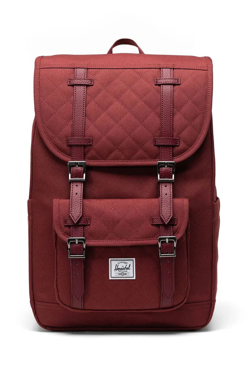 Herschel rucsac Little America culoarea bordo, mare, neted, 11391-06501-OS