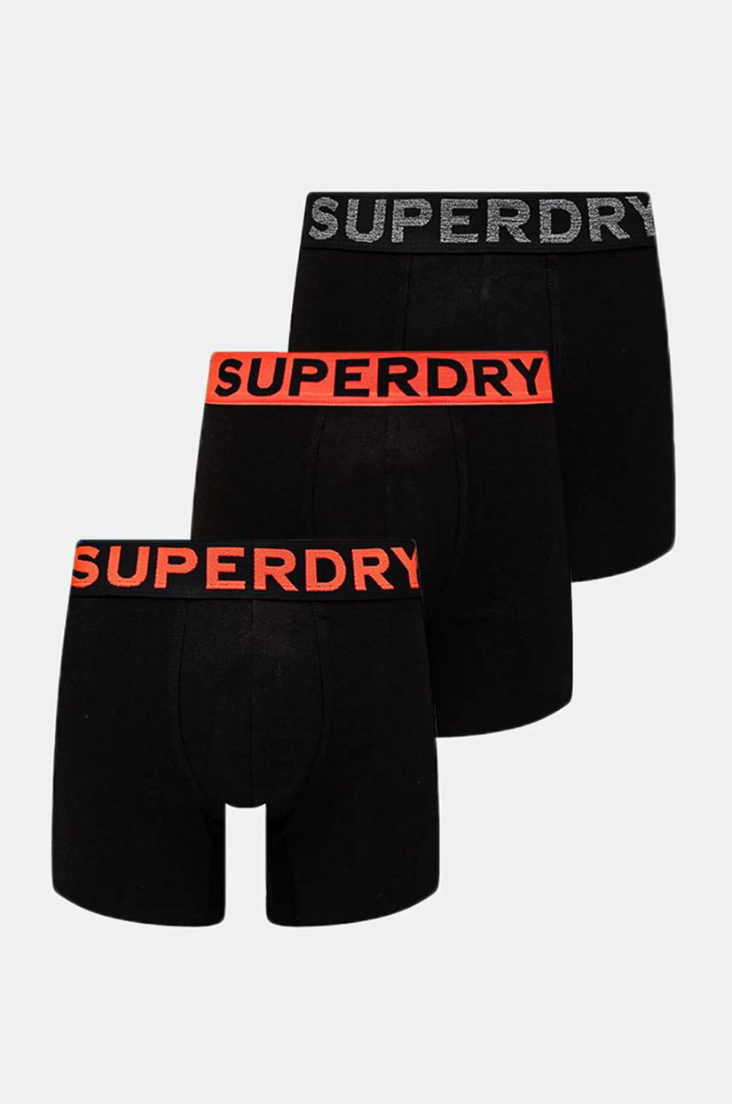 Superdry boxeri 3-pack barbati, culoarea negru, M3110452A-13A