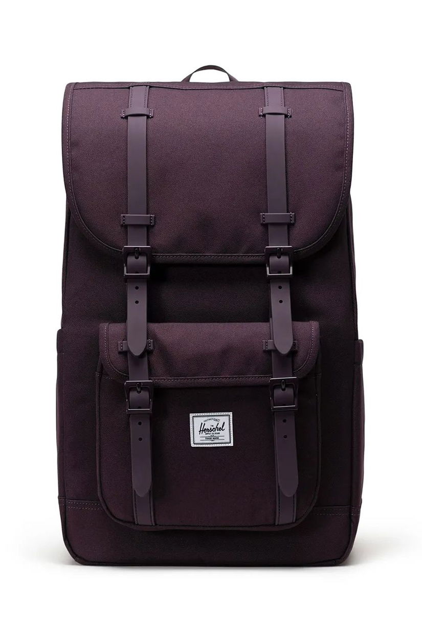 Herschel rucsac Little America culoarea violet, mare, neted, 11390-06223-OS