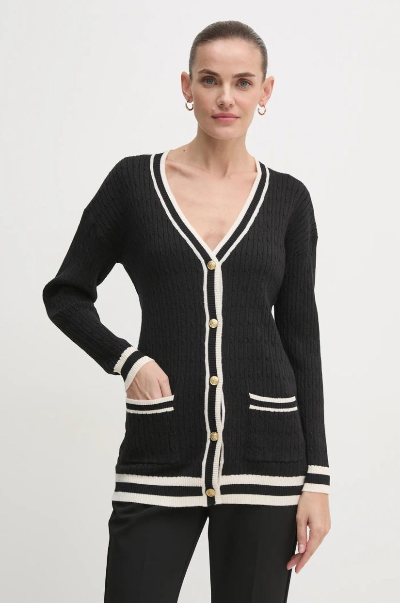 Artigli cardigan femei, culoarea negru, light, ACMA000079