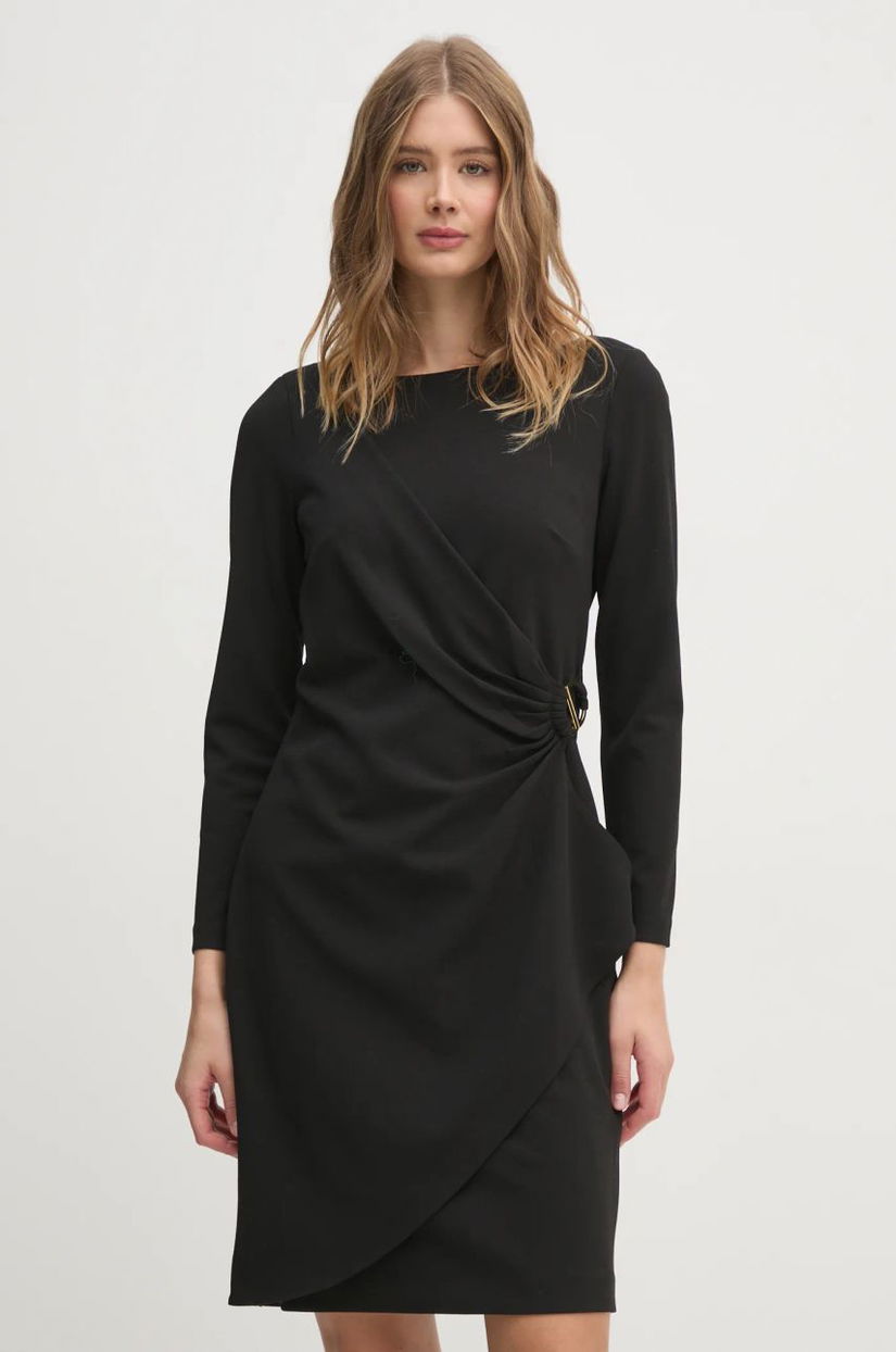 Dkny rochie culoarea negru, mini, drept, DD4H1242