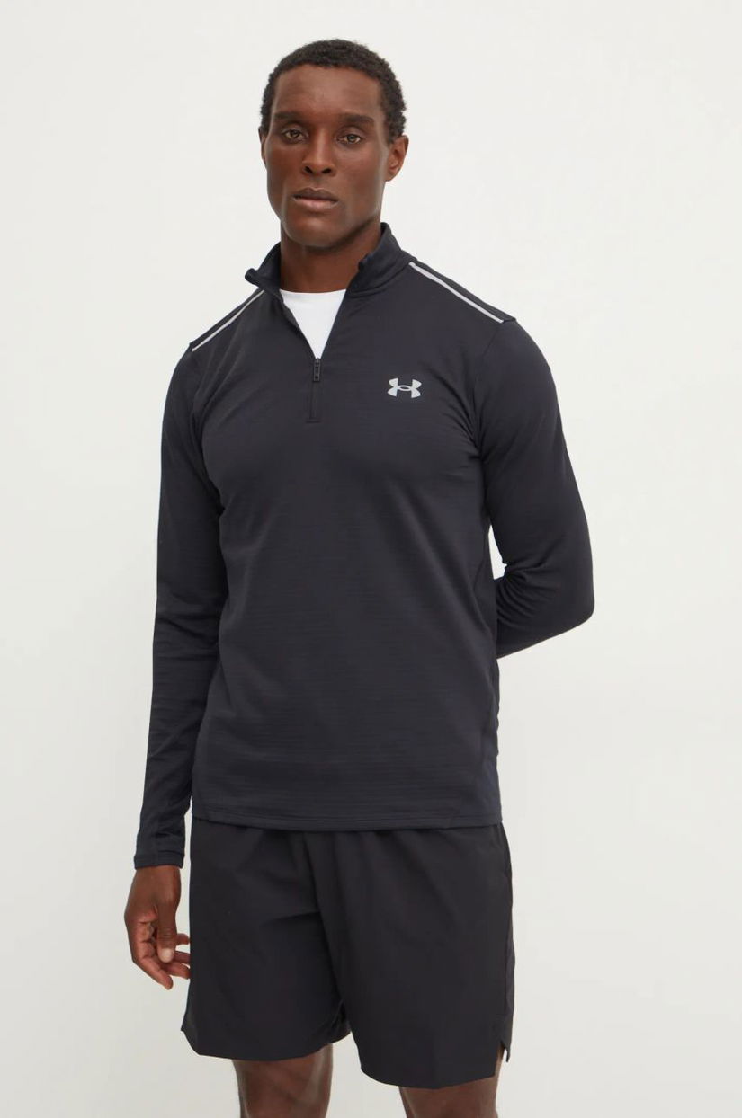 Under Armour hanorac de antrenament Vanish Cold Weather culoarea negru, neted, 1387793