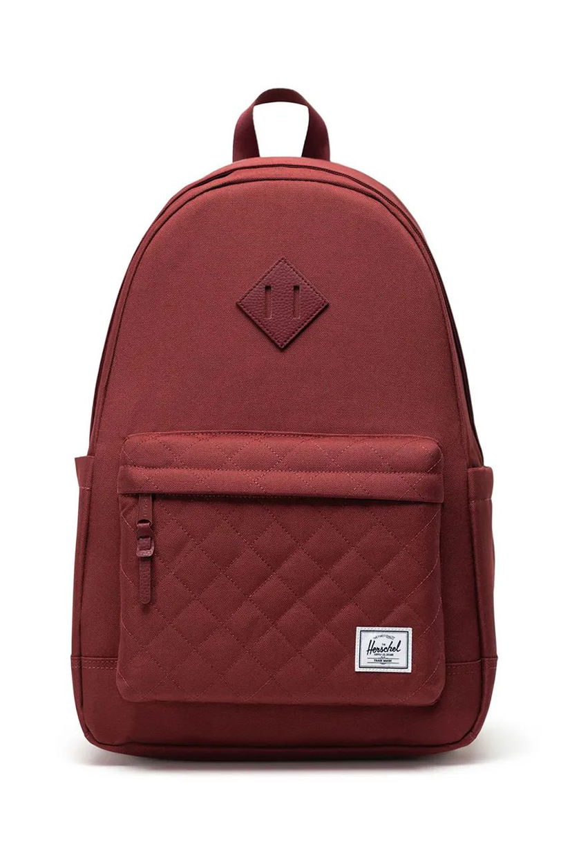 Herschel rucsac Heritage Backpack culoarea bordo, mare, neted, 11383-06501-OS