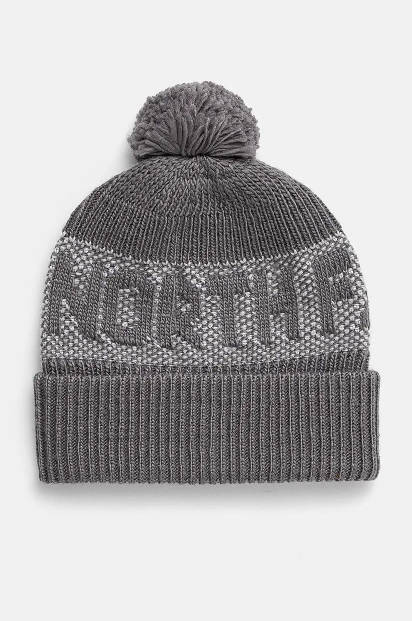 The North Face caciula Retro Cabin Beanie culoarea gri, NF0A88QWRO01