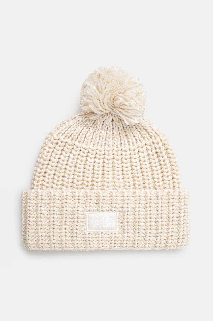 The North Face căciulă Cozy Chunky Cabin Beanie culoarea bej, NF0A887W86I1