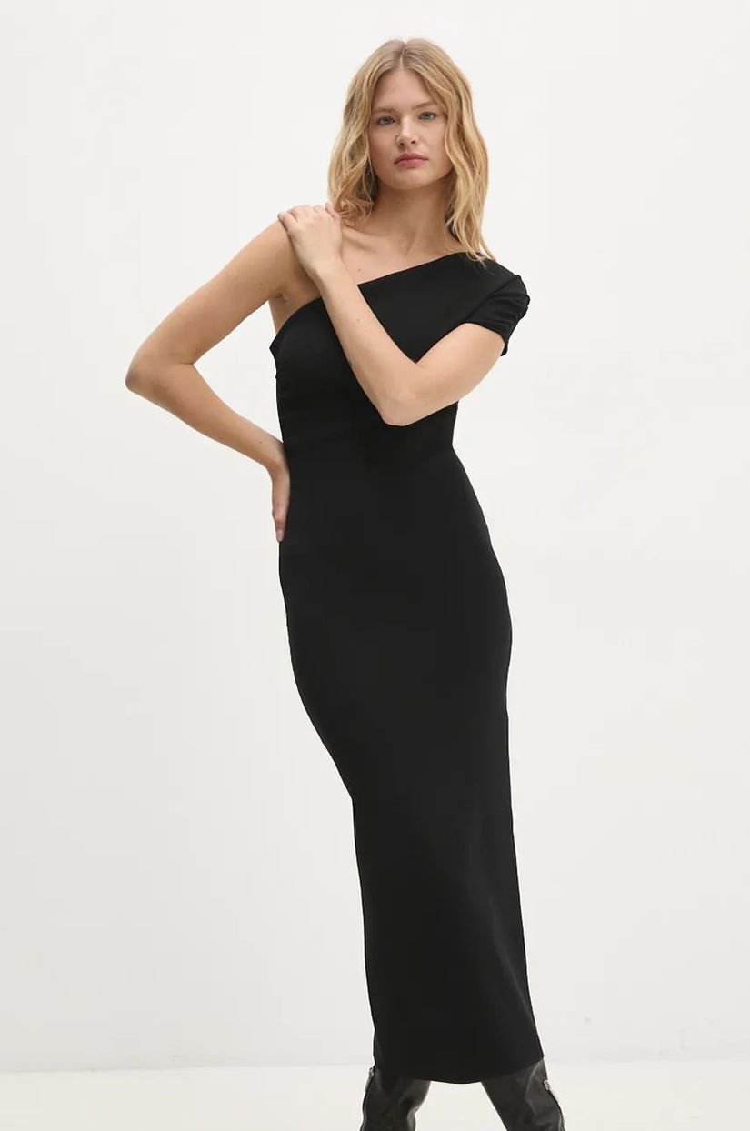 Answear Lab rochie culoarea negru, maxi, mulata