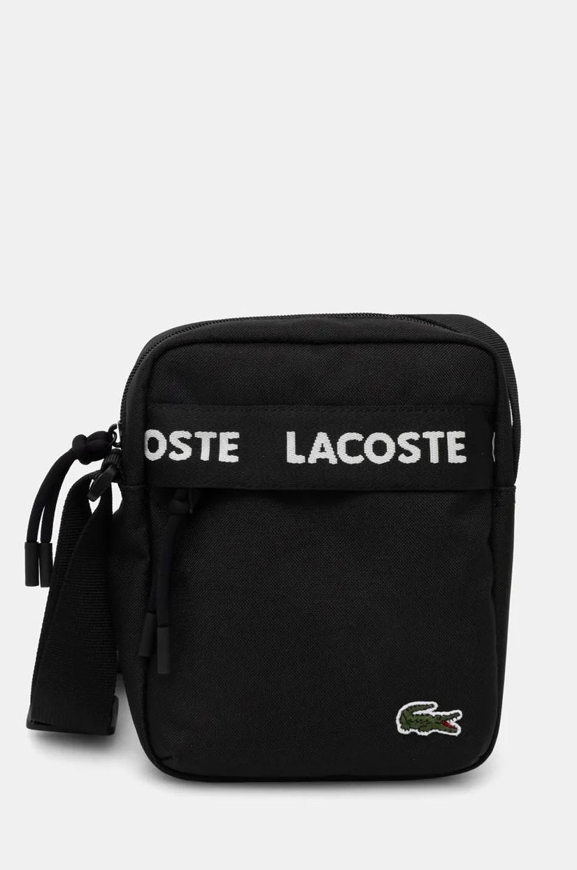 Lacoste borseta culoarea negru, NU4686NZ