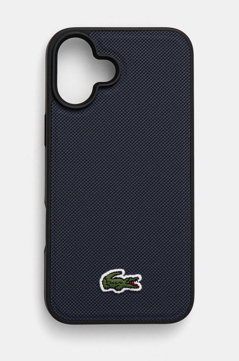 Lacoste etui pentru telefon iPhone 16 Plus 6.7 culoarea albastru marin, LCHMP16MPVCV