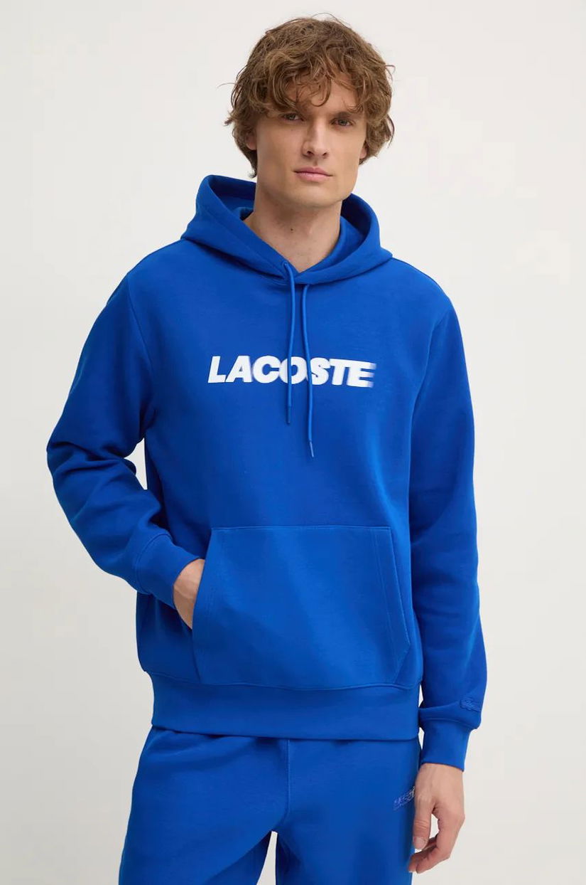 Lacoste bluza barbati, cu glugă, cu imprimeu, SH2860