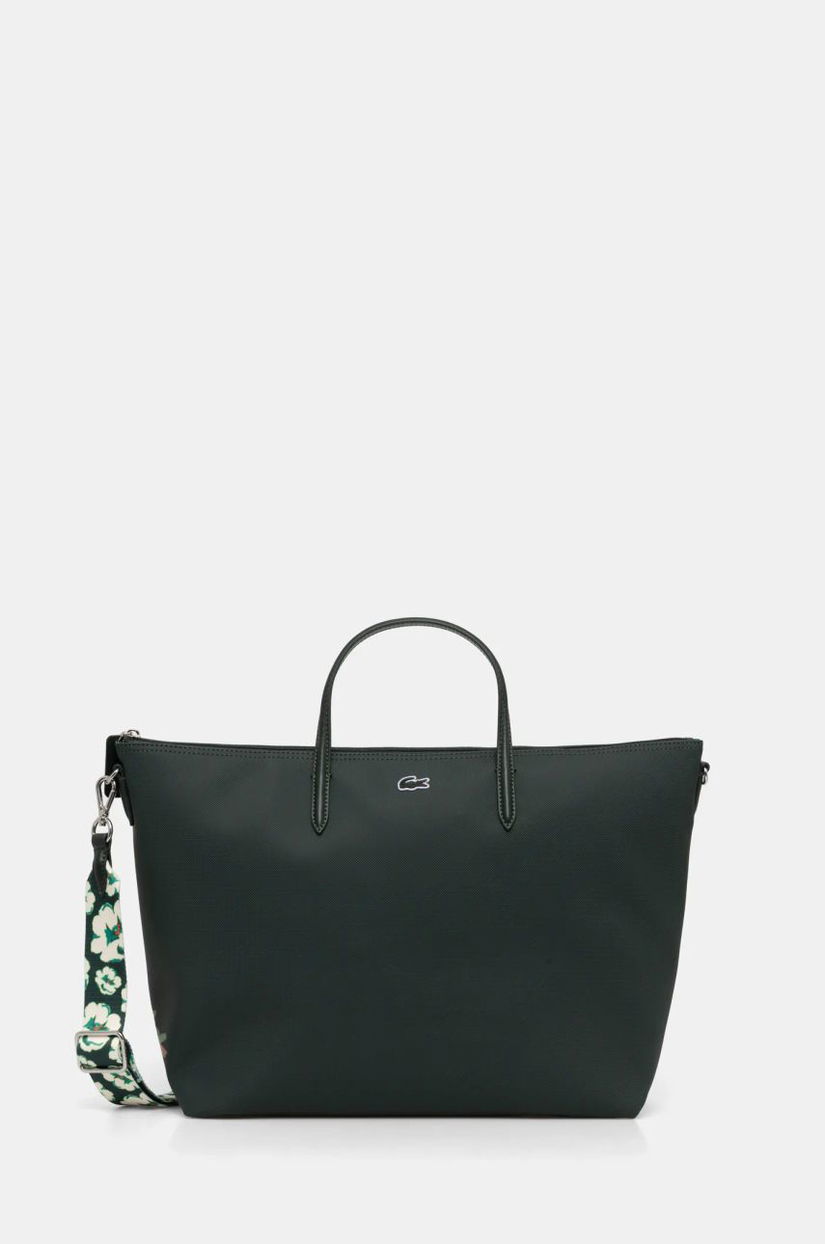 Lacoste poseta culoarea verde, NF4753HN