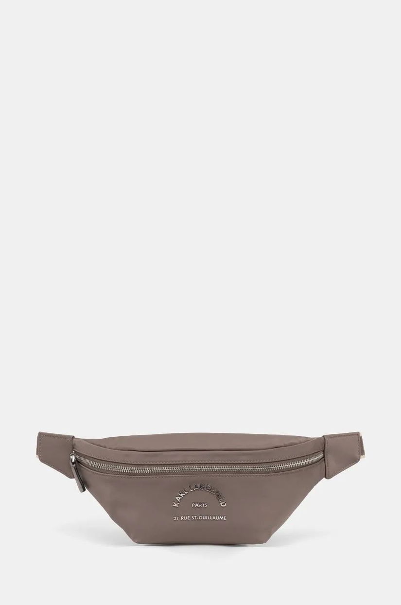 Karl Lagerfeld borseta culoarea gri, 246W3067