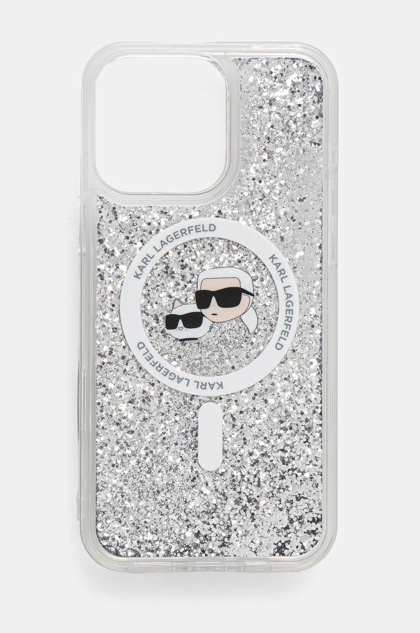 Karl Lagerfeld etui pentru telefon iPhone 16 Pro Max 6.9 culoarea transparent, KLHMP16XLGKCSGH