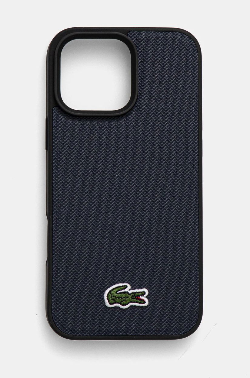 Lacoste etui pentru telefon iPhone 16 Pro Max 6.9 culoarea albastru marin, LCHMP16XPVCV