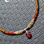 Colier argint opal de foc etiopian carneol light ombre brioleta  jad rosu Gavbari charm lant argint minimalist boho chic trendy - Transport gratuit