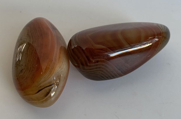 Agat Sardonyx - set pietre polisate