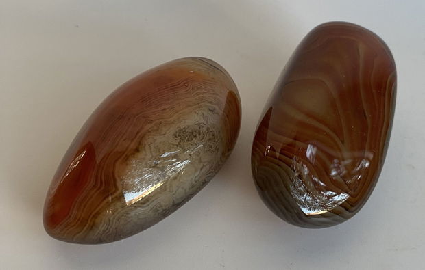 Agat Sardonyx - set pietre polisate