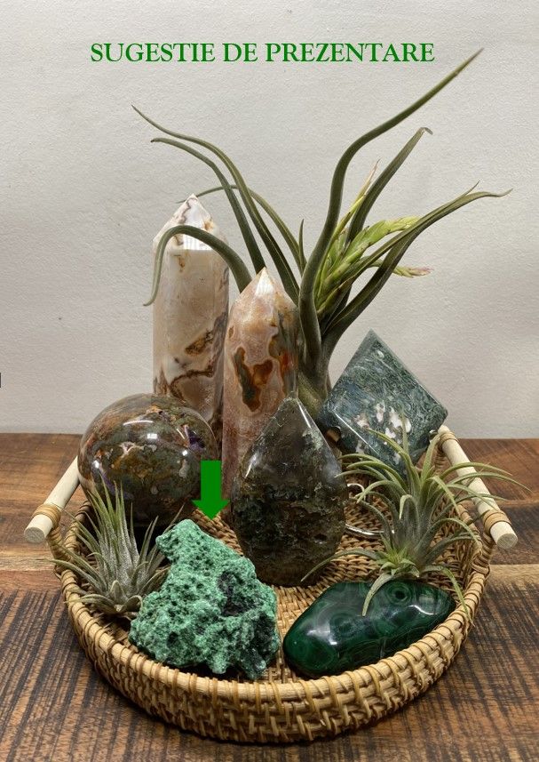 Malachit Catifea - specimen piatra semipretioasa
