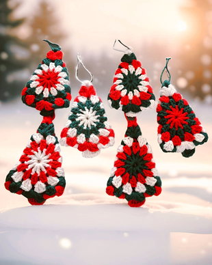 Set ornamente bardulet de craciun