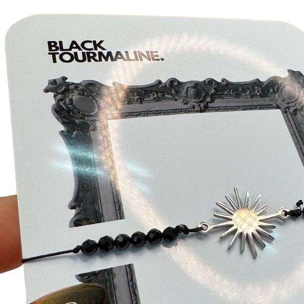 Bratara turmalina neagra - Soare