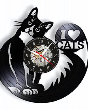 I LOVE CATS-ceas de perete