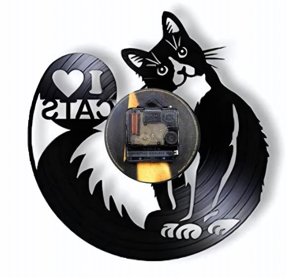 I LOVE CATS-ceas de perete