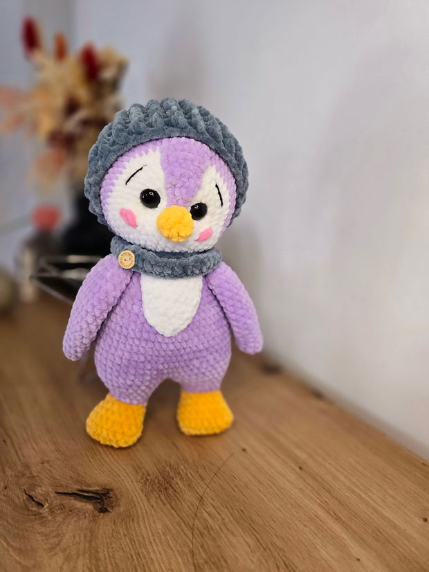 Pinguin croșetat