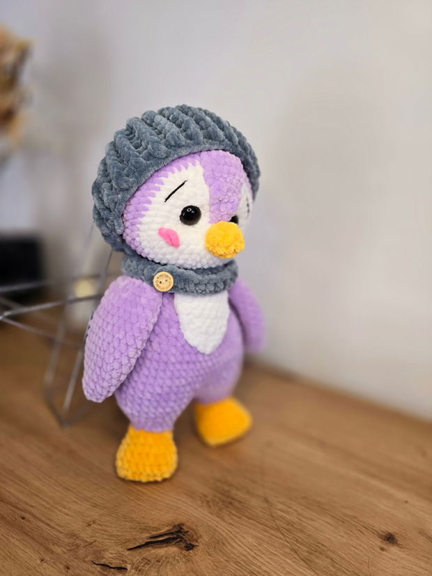 Pinguin croșetat