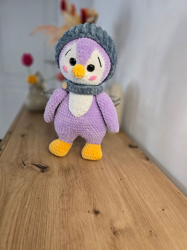 Pinguin croșetat