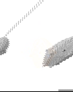 Globulet 3D Alb Brodat