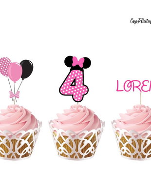 Toppere aniversare Minnie mouse
