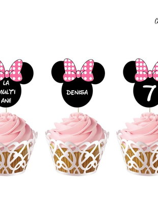 Toppere Minnie mouse personalizate