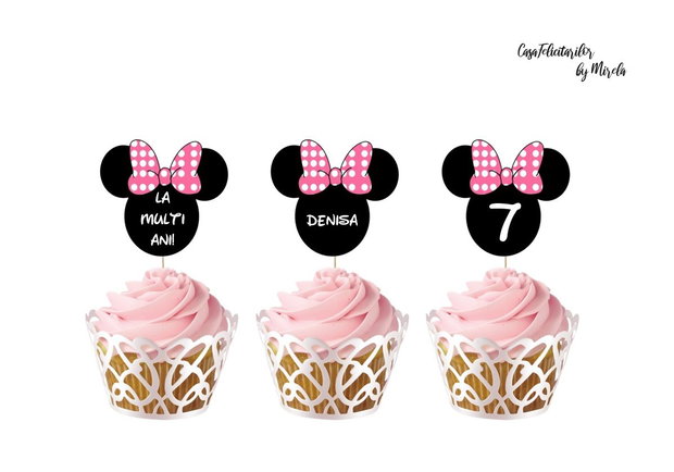 Toppere Minnie mouse personalizate