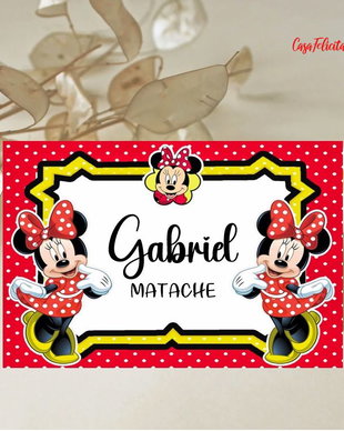 Place carduri Minnie mouse