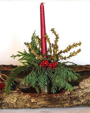 Decoratiune masa festiva Craciun
