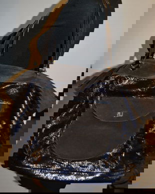 Geanta Mauve AU din piele naturala