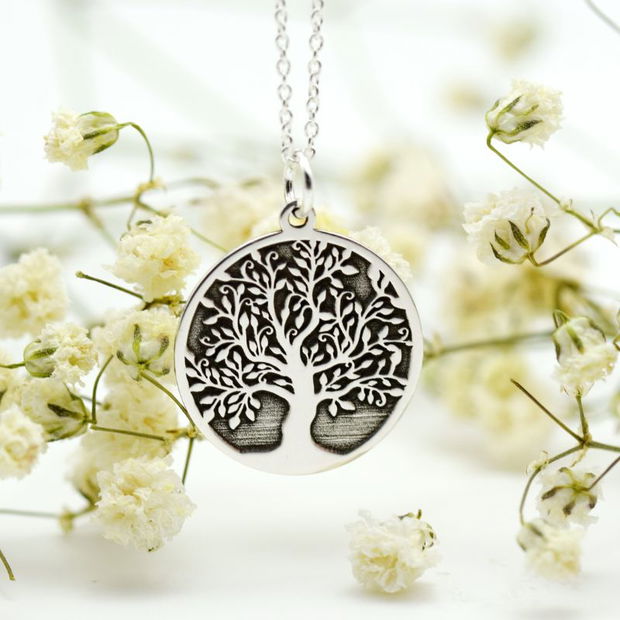 Set Copacul Vietii / Tree Of Life / Argint 925