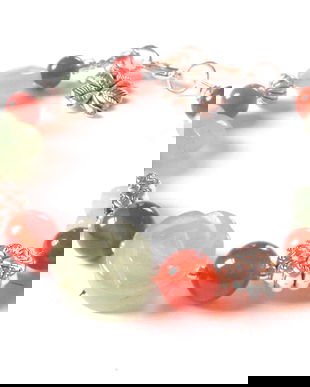 Bratara aventurin si carneol