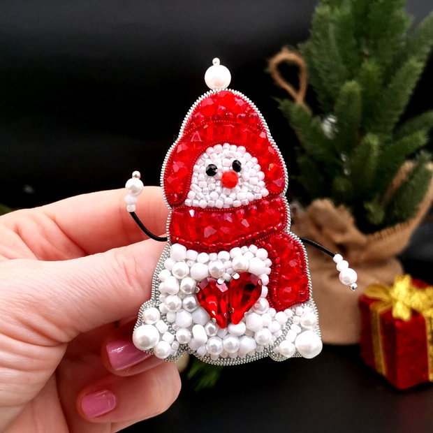 Rezervat Broșă om de zăpadă - Suflet de Crăciun