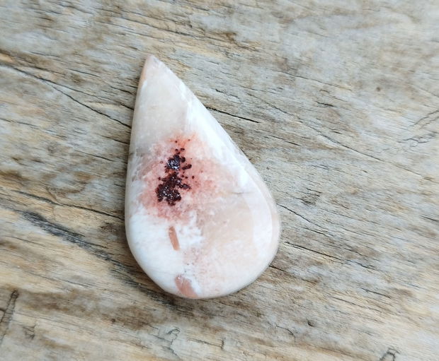 Cabochon opal roz, 35x21 mm