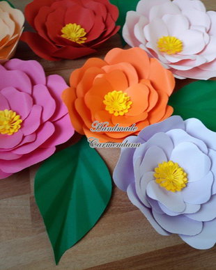 Flori mari decor