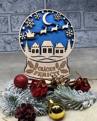 Decorațiune Crăciun Glob de zăpadă