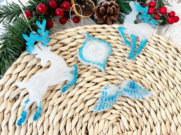 Set decoratiuni rasina " Snow Flakes" 2