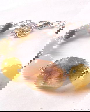 Bratara citrin si bronzit