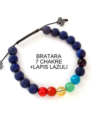 Bratara 7 Chakre+LapisLazuli